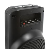 Comfort Zone Oscillating Digital Tower Heater with Remote Control in Black