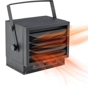 Comfort Zone Ceiling-Mounted 5,000-Watt Fan-Forced Industrial Heater