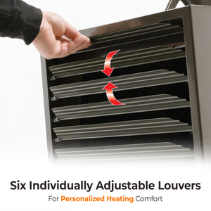 Comfort Zone Ceiling-Mounted 10,000-Watt Fan-Forced Industrial Heater with Remote