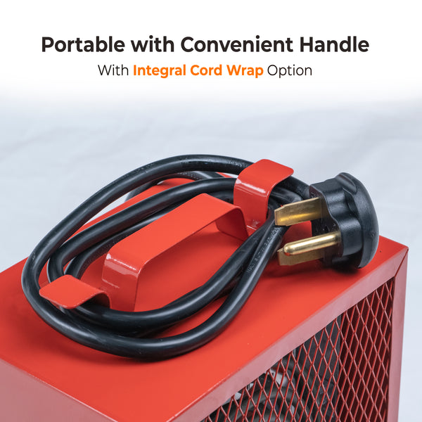 Comfort Zone Portable Fan-Forced Industrial Space Heater
