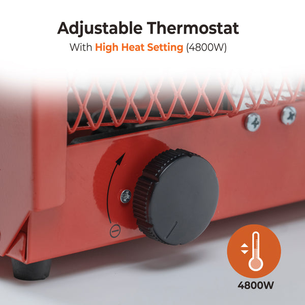 Comfort Zone Portable Fan-Forced Industrial Space Heater