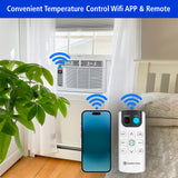 Comfort Zone 5,000-BTU Window-Mounted Room Air Conditioner with Remote Control