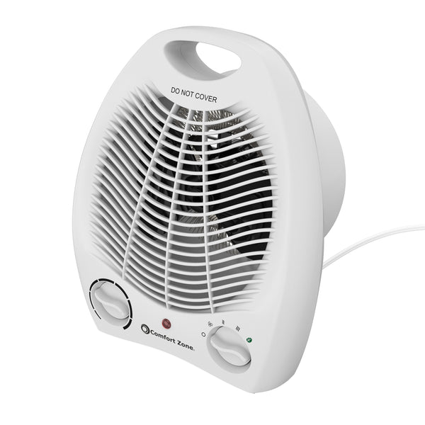 Comfort Zone Fan-Forced Electric Portable Heater with Thermostat