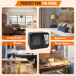 Comfort Zone Retro Style Personal Heater
