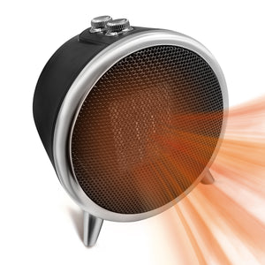 Comfort Zone Retro 1500 Watt Ceramic Heater with Overheat Protection