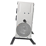 Comfort Zone Electric Radiant Space Heater w/Adjustable Thermostat in Ivory