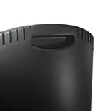Comfort Zone Energy Save Radiant Quartz Heater in Black