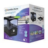 Comfort Zone Personal Portable Ultrasonic Aromatherapy Humidifier in Black