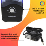 Comfort Zone Personal Portable Ultrasonic Aromatherapy Humidifier in Black