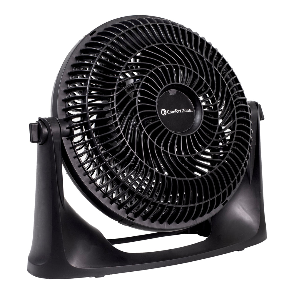 Comfort Zone 9" 3-Speed Powr Curve Desk Fan