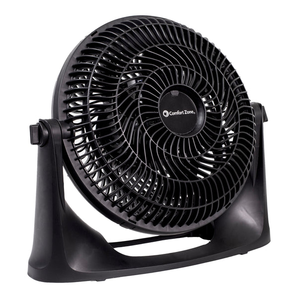 Comfort Zone 9" 3-Speed Powr Curve Desk Fan