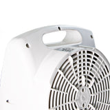 Comfort Zone Energy Save Fan-Forced Space Heater in White & Black