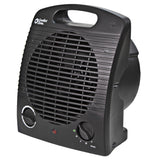 Comfort Zone Energy Save Fan-Forced Space Heater in White & Black