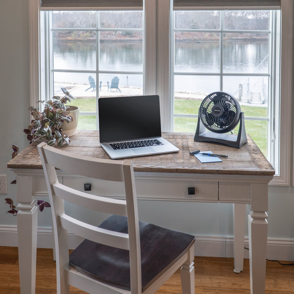 Comfort Zone 8" 3-Speed Wall-Mountable 8-High-Velocity Table Fan