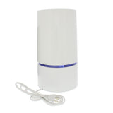 Comfort Zone Portable Cool Mist Ultrasonic Humidifier with Remote in White