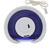 Comfort Zone Portable Cool Mist Ultrasonic Humidifier with Remote in White