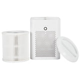 Comfort Zone Desktop True HEPA Air Purifier in White