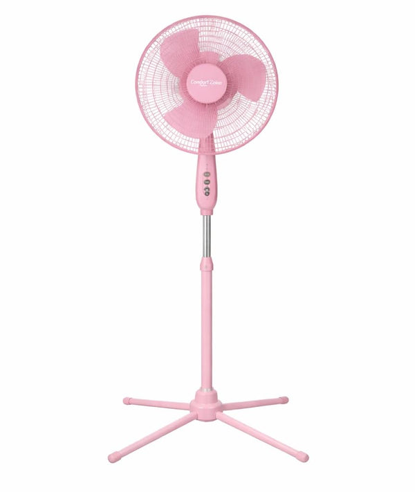 Comfort Zone 16" 3-Speed Adjustable Oscillating Pedestal Fan