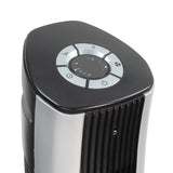 Comfort Zone 42" 4-Speed Oscillating Tower Fan with Remote in Black