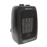 Comfort Zone Ceramic Electric Portable Heater w/ Thermostat in Black