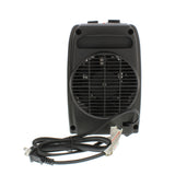 Comfort Zone Ceramic Electric Portable Heater w/ Thermostat in Black