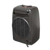 Comfort Zone Ceramic Electric Portable Heater w/ Thermostat in Black