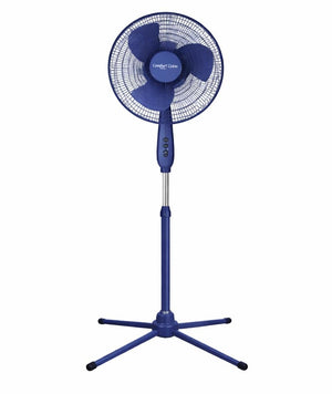 Comfort Zone 16" 3-Speed Adjustable Oscillating Pedestal Fan