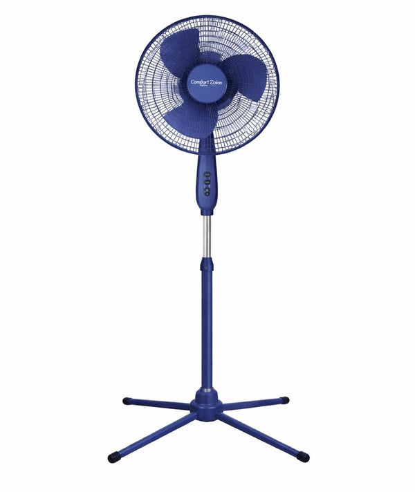 Comfort Zone 16" 3-Speed Adjustable Oscillating Pedestal Fan