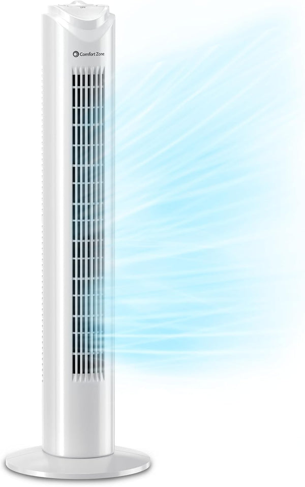 Comfort Zone 32" Oscillating Portable Tower Fan