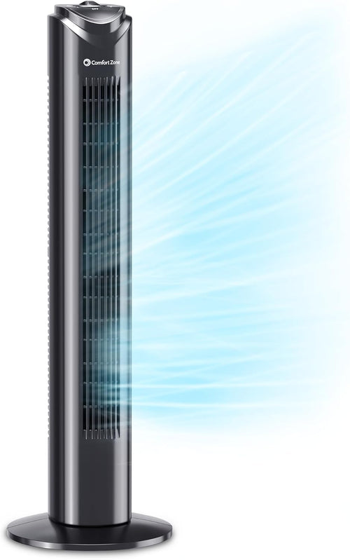 Comfort Zone 32" Oscillating Portable Tower Fan