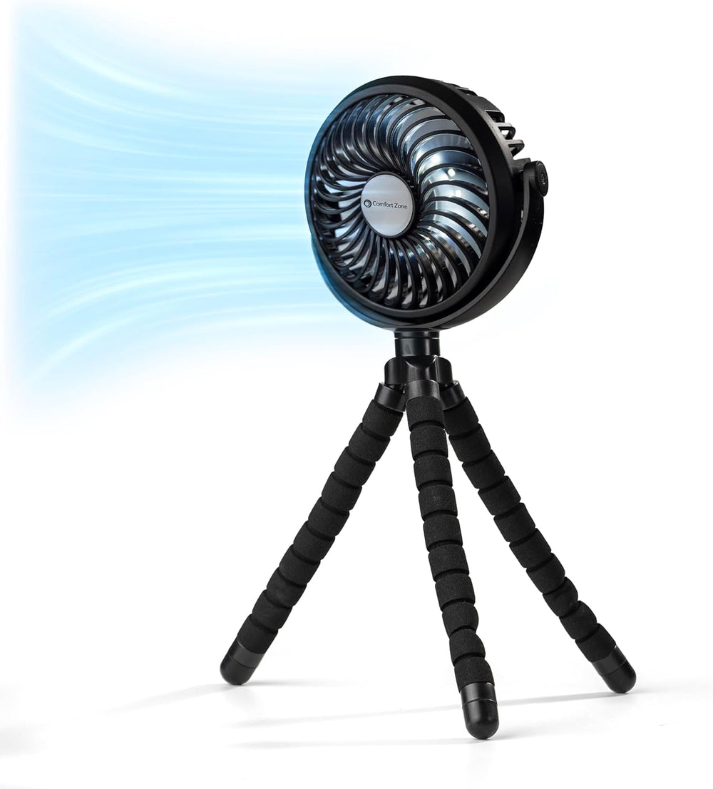 Comfort Zone 4" Flexible Tri-Pod Stroller Fan
