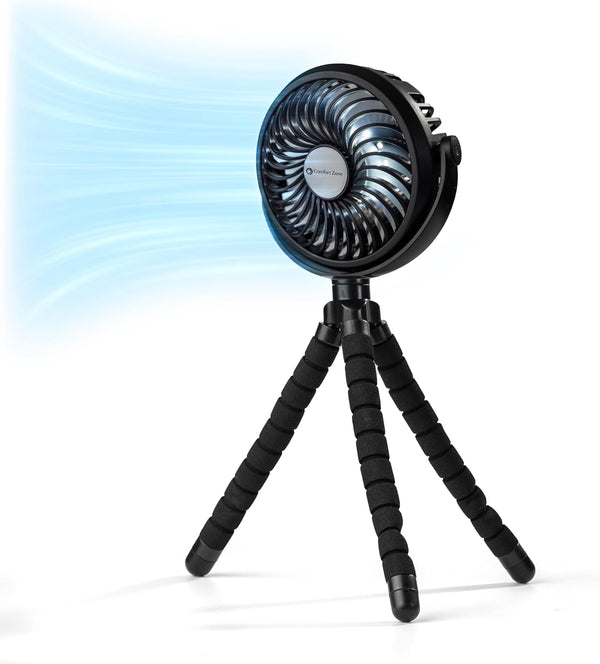 Comfort Zone 4" Flexible Tri-Pod Stroller Fan