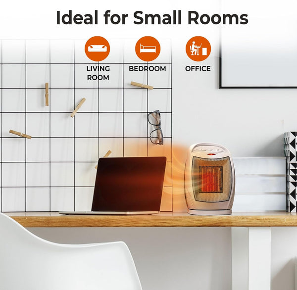 Comfort Zone Oscillating Electric Ceramic Space Heater
