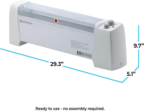 Comfort Zone Convection Baseboard Heater