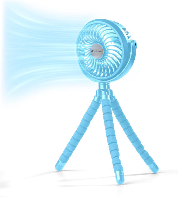 Comfort Zone 4" Flexible Tri-Pod Stroller Fan