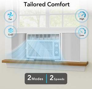 Comfort Zone 5,000 BTU Window Mounted Room Air Conditioner