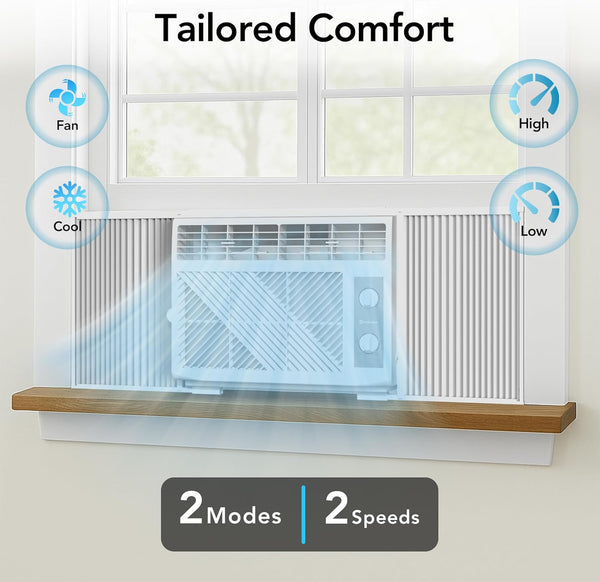 Comfort Zone 5,000 BTU Window Mounted Room Air Conditioner