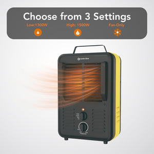 Comfort Zone Milkhouse Style Utility Space Heater with Thermostat