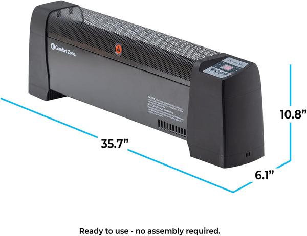 Comfort Zone Digital Convection Baseboard Heater