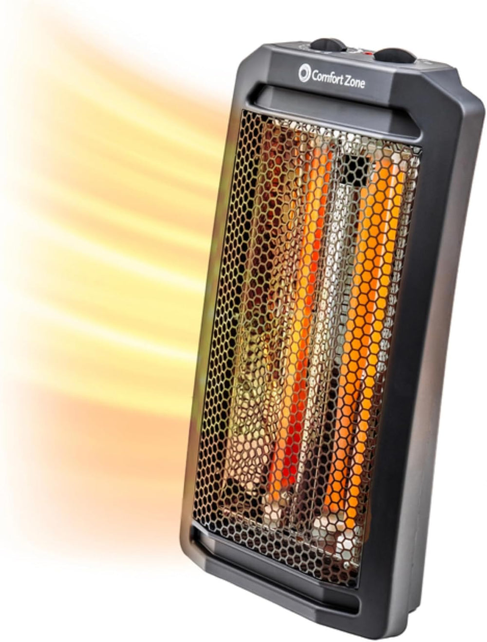 Comfort Zone Quartz Tower Heater with Adjustable Thermostat