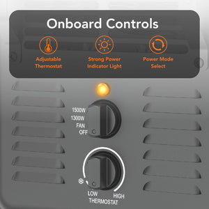 Comfort Zone Milkhouse Style Utility Space Heater with Thermostat