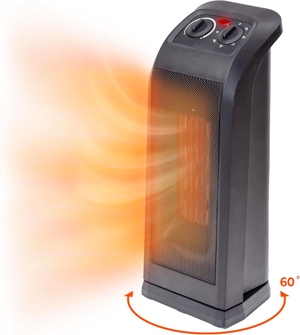 Comfort Zone 18" Oscillating Tower Space Heater