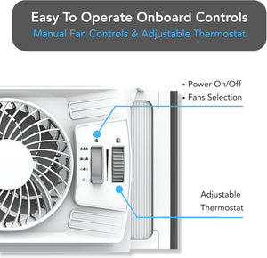 Comfort Zone 3-Speed Triple Window Fan