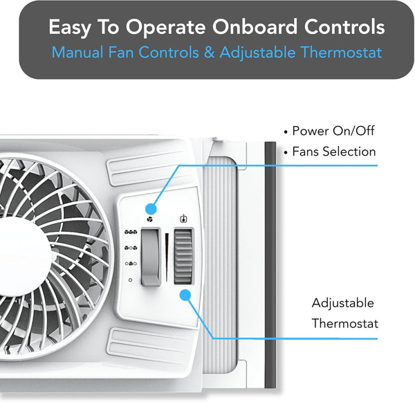 Comfort Zone 3-Speed Triple Window Fan
