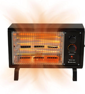 Comfort Zone Electric Radiant Space Heater w/Adjustable Thermostat