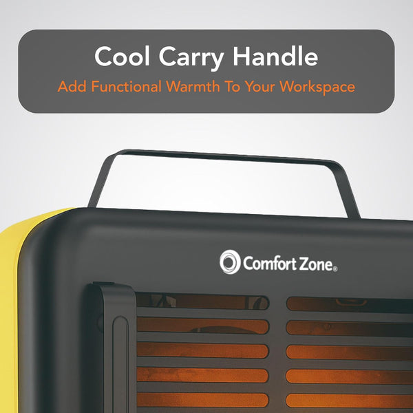 Comfort Zone Milkhouse Style Utility Space Heater with Thermostat