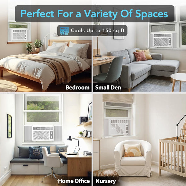 Comfort Zone 5,000 BTU Window Mounted Room Air Conditioner