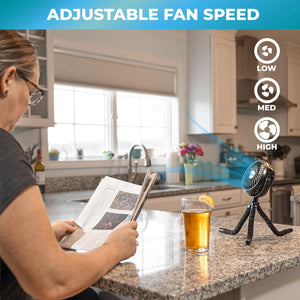 Comfort Zone 4" Flexible Tri-Pod Stroller Fan