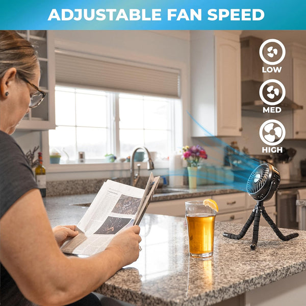 Comfort Zone 4" Flexible Tri-Pod Stroller Fan