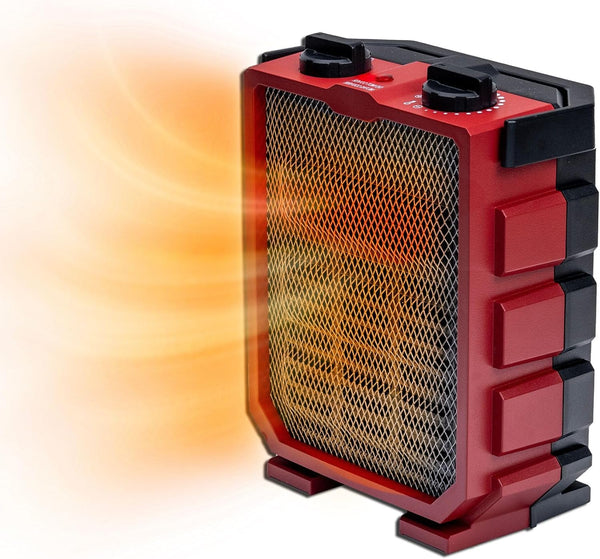 Comfort Zone Utility Space Heater with Foldable Handle